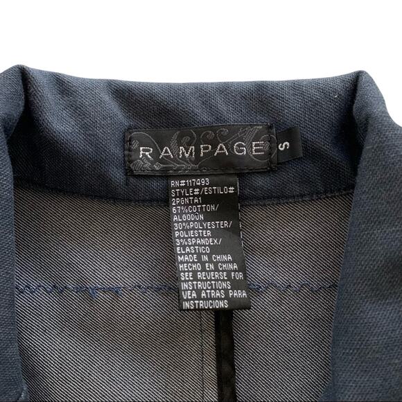 Via Penny Lane Reworked Apparel | Britney Spears Graphic Denim Blazer Jacket - Picture 3 of 8